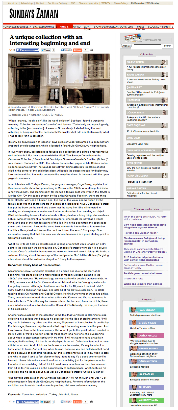 Cesar - SUNDAY Zaman Web still