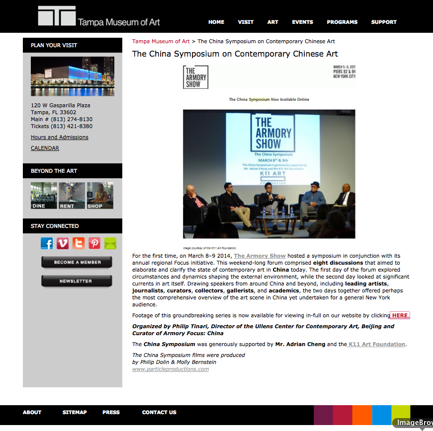 Tampa Museum:China Symposium