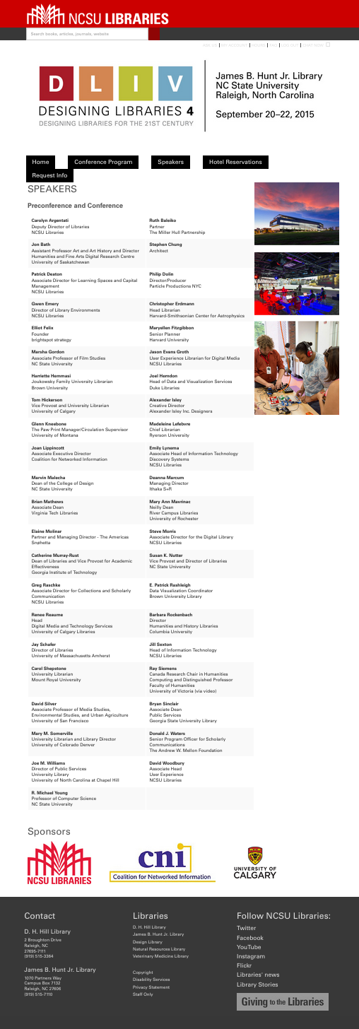 Designing Libraries Web Page