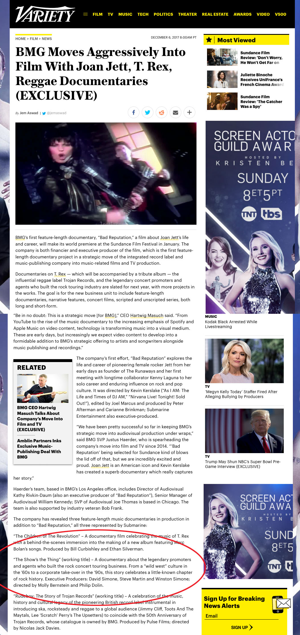 Variety - BMG Article ASSET
