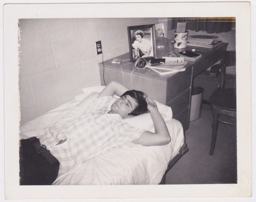 Dorm Room w:Colbert on Desk